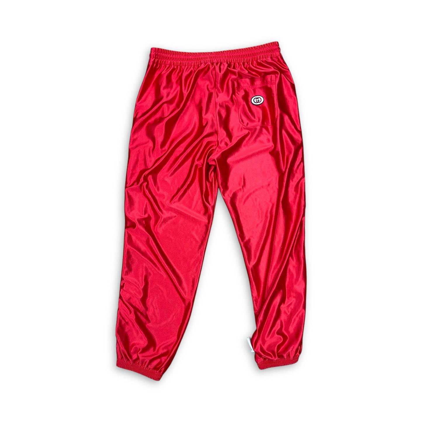 Gucci Red Satin Jogger Men’s XXL