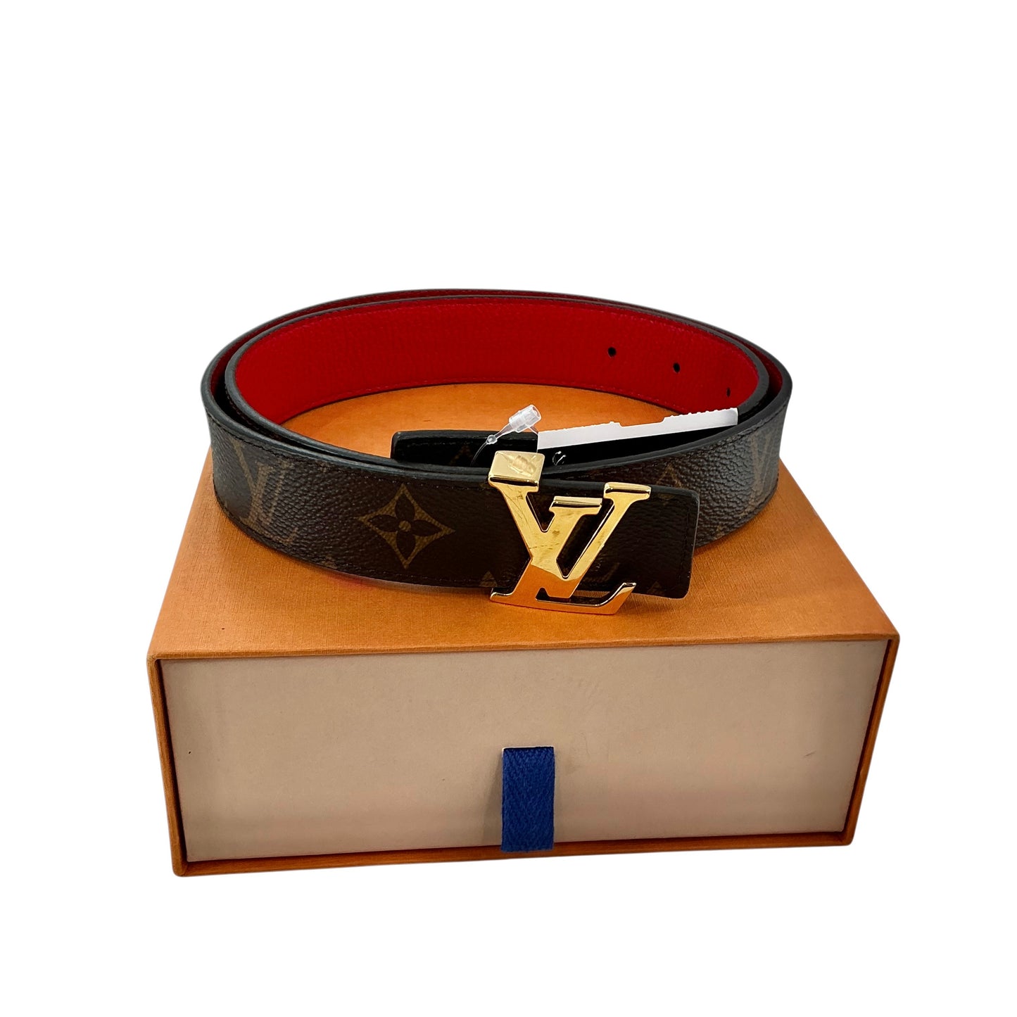 Louis Vuitton Monogram 30mm LV Initiales Reversible Belt Size 80 / 32