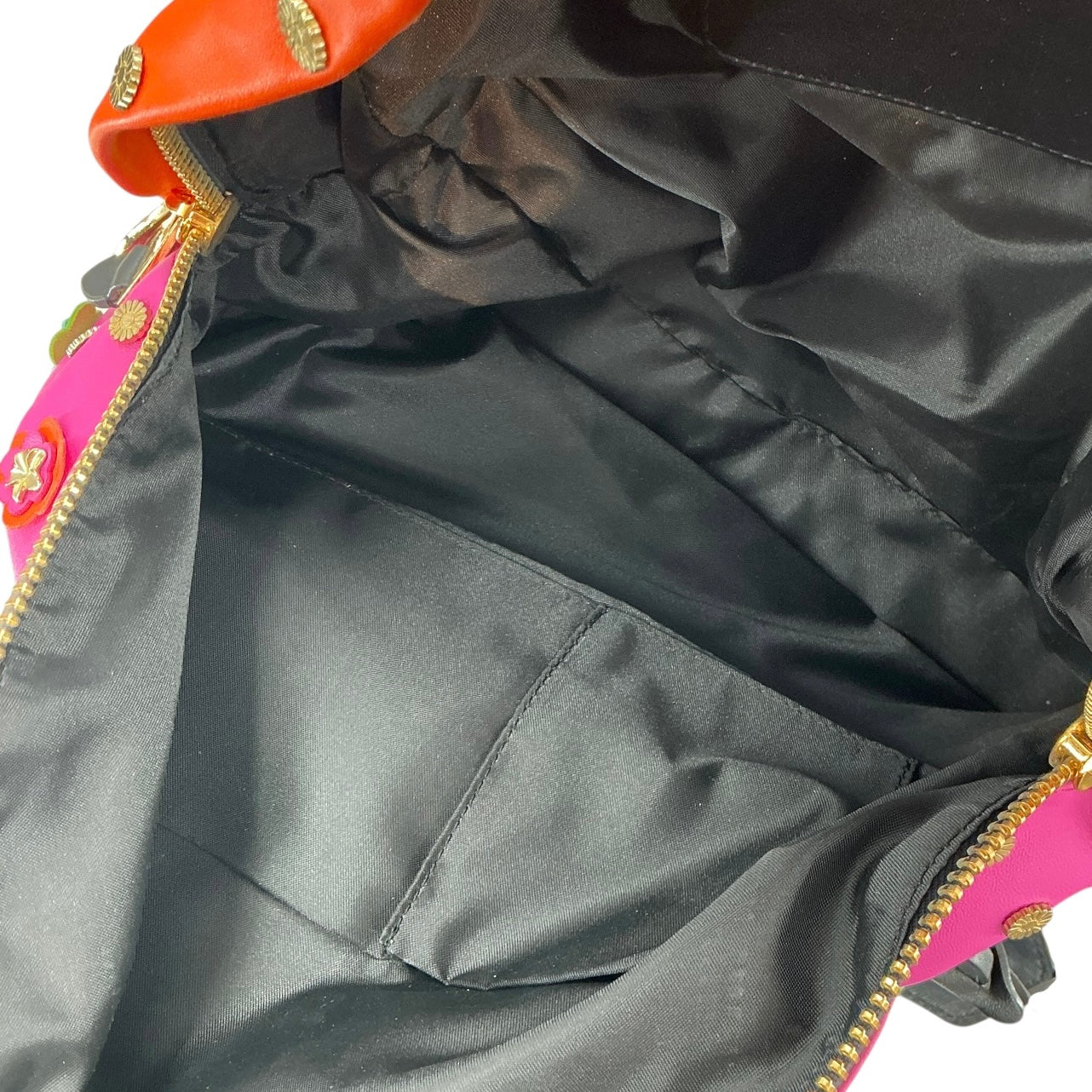 Moschino Couture "Hippie Chic" Embellished Leather Backpack
