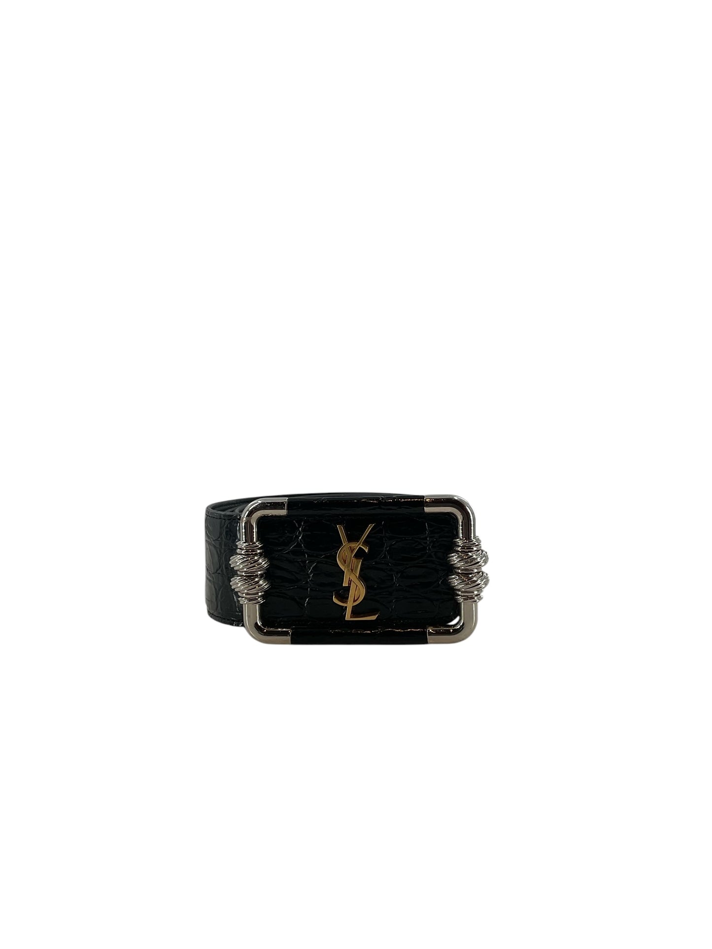 YSL Monogram Buckle Belt