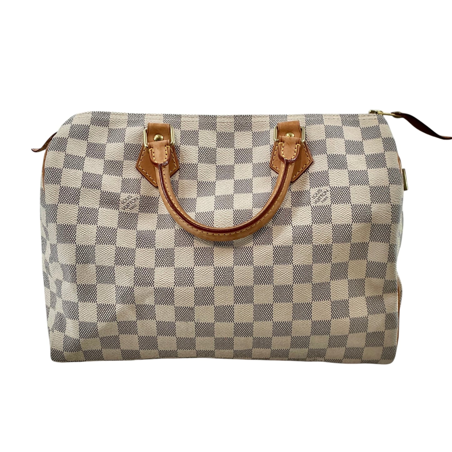 Louis Vuitton Speedy 30 Damier Azur Canvas Top Handle Bag