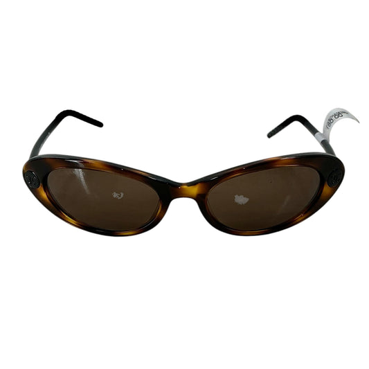Chanel Tortoiseshell Oval Cat-Eye Sunglasses