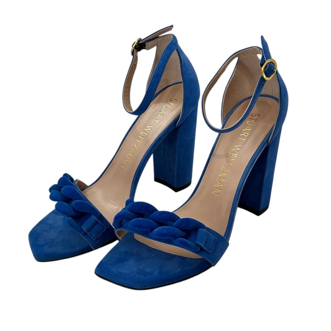 Stuart Weitzman Amelina Block Chain Sandals