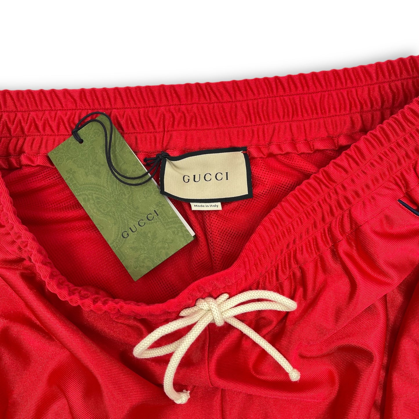 Gucci Red Satin Jogger Men’s XXL