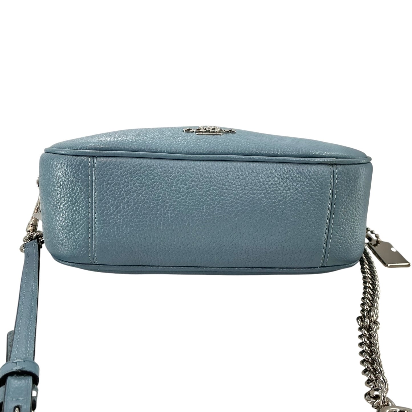 COACH F25922 Isla Chain Crossbody Bag in Pebbled Leather