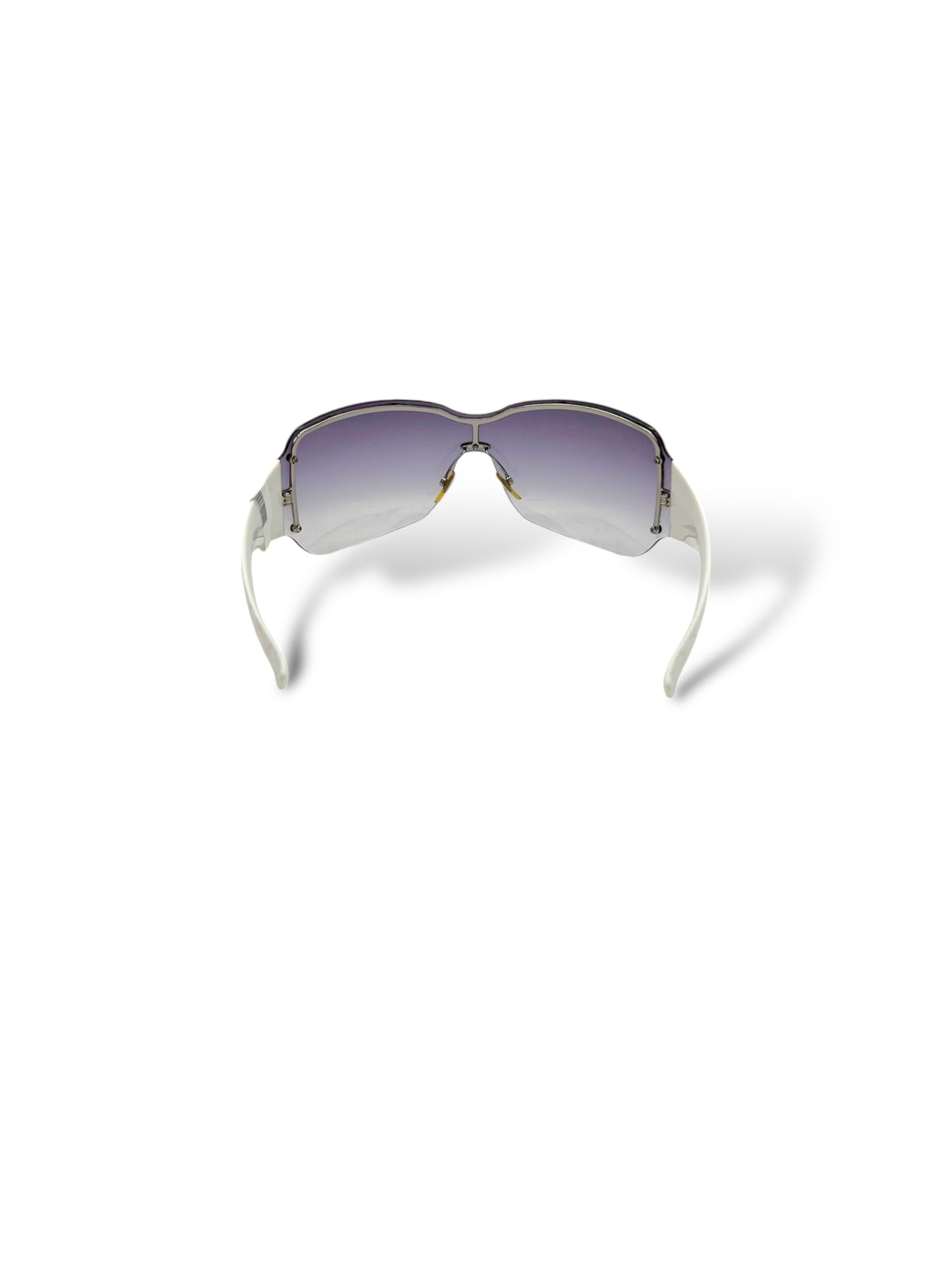 Gucci Oversized Shield Rimless Ski Sunglasses