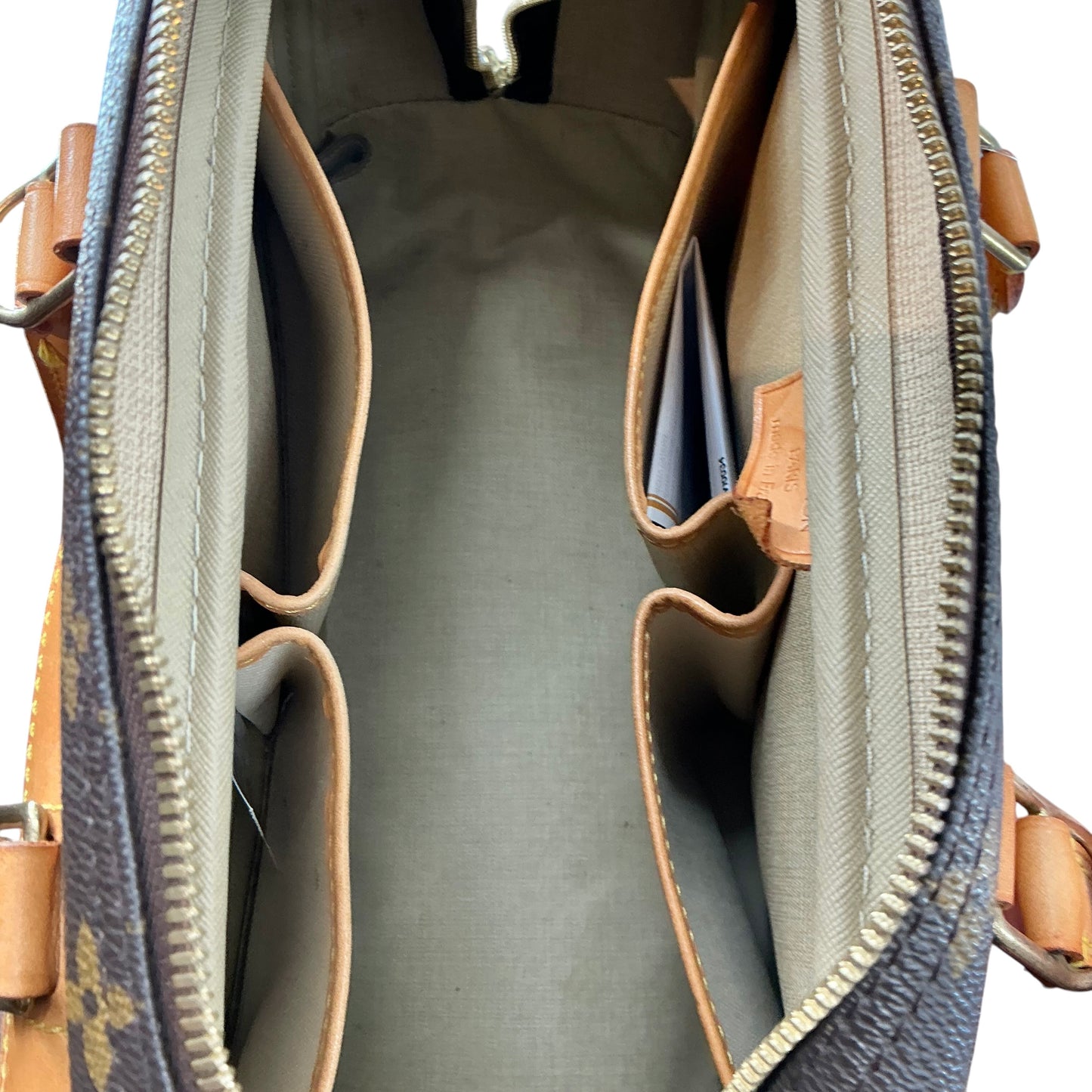 Louis Vuitton Monogram Deauville Bowling Vanity Handbag