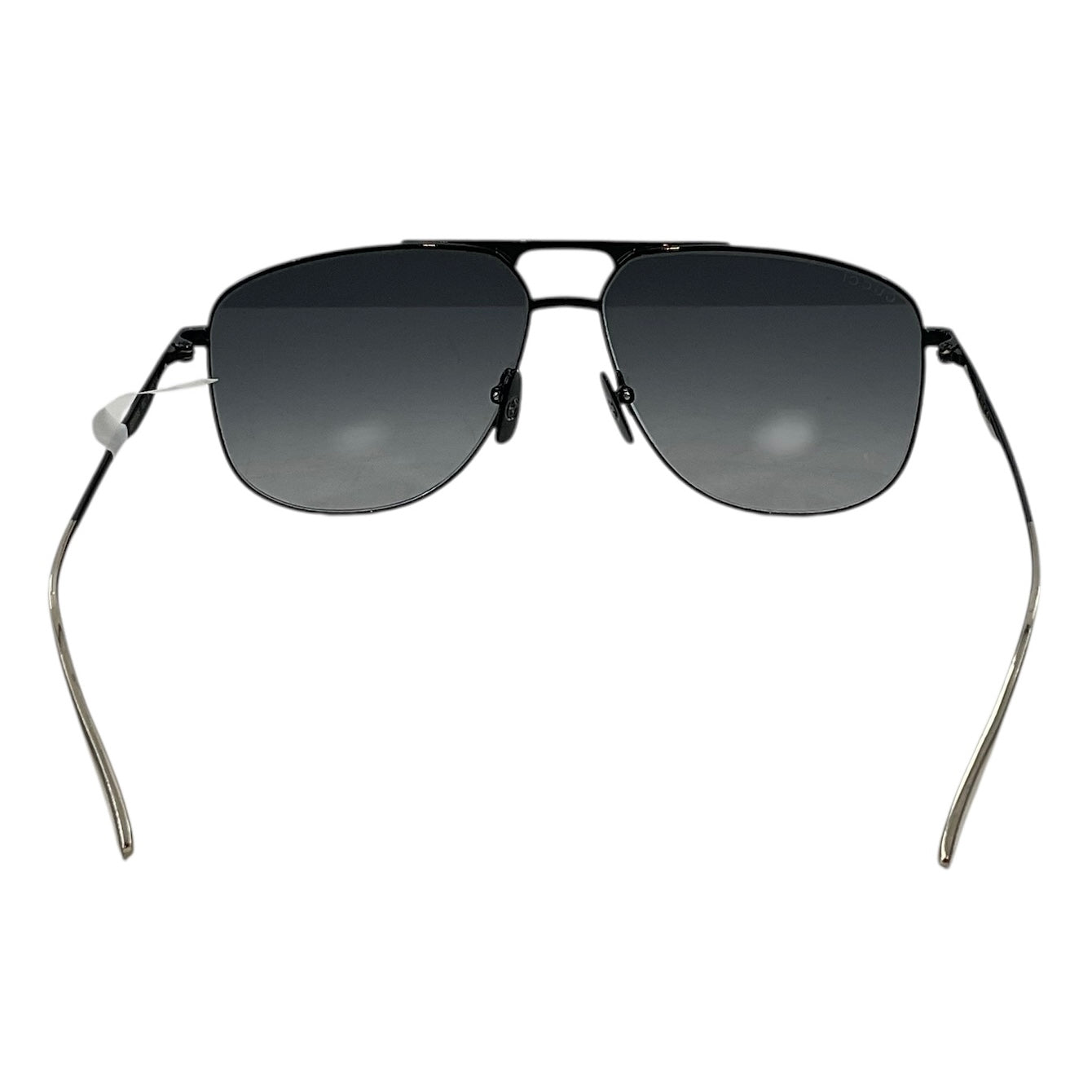 Gucci GG0336S 002 Men's Pilot Sunglasses - Black/Grey