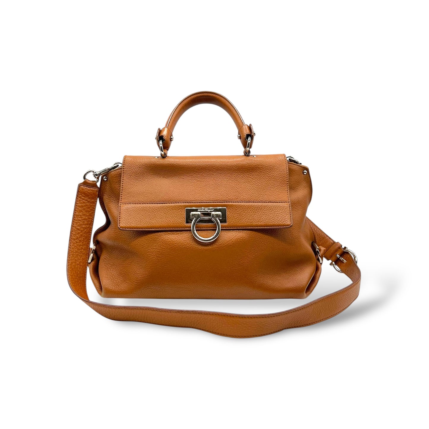 Salvatore Ferragamo Sofia Leather Handbag