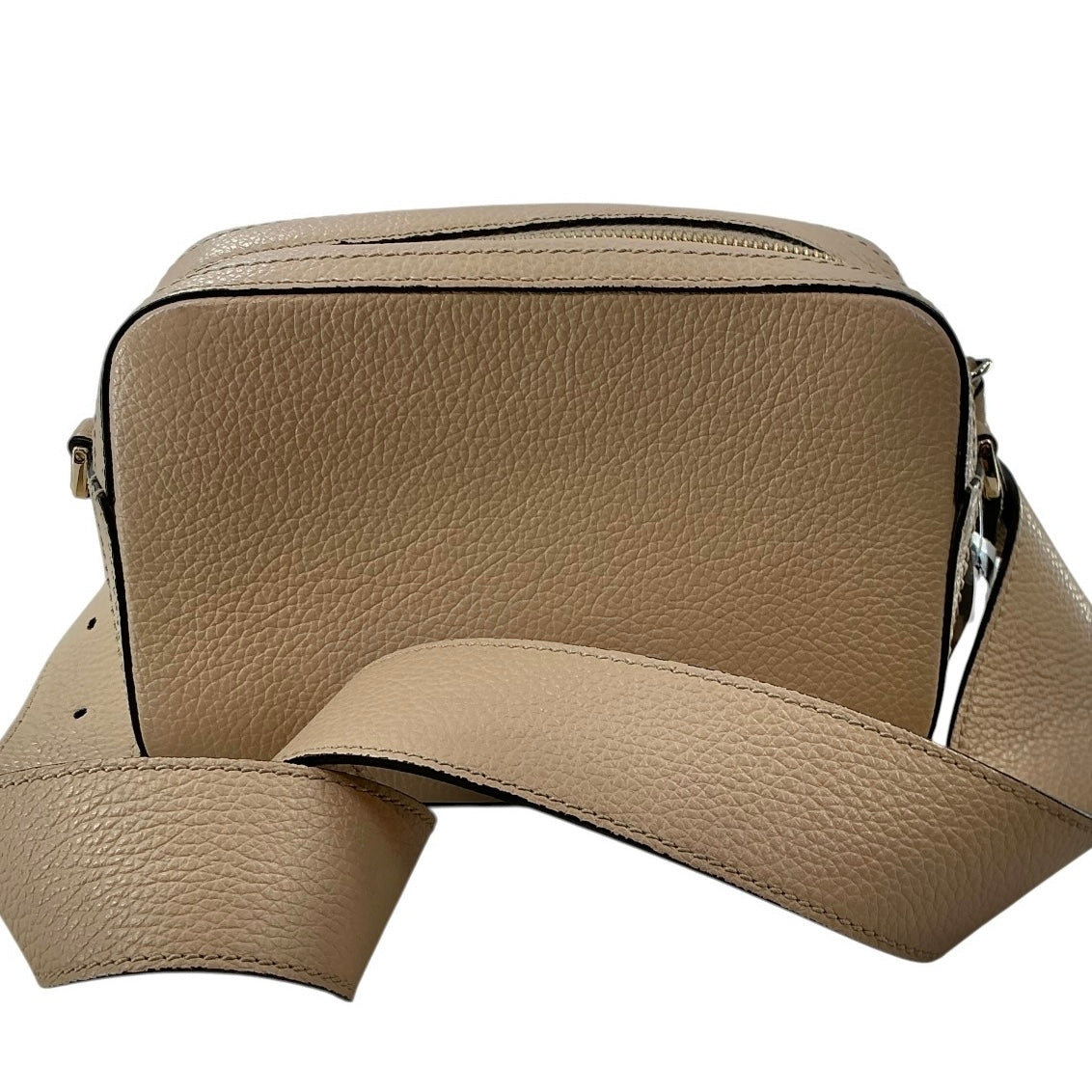 Jimmy Choo Pebbled Calfskin Small Camera Crossbody Bag