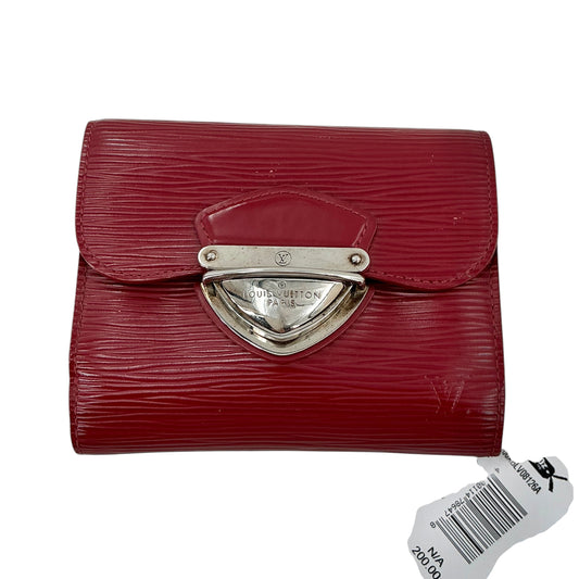 Louis Vuitton Rubis Red Epi Leather Joey Wallet