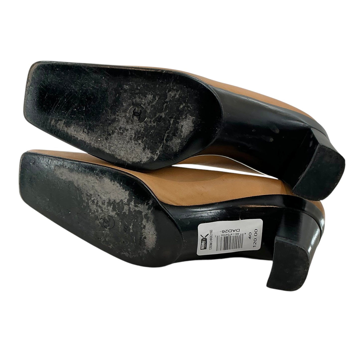 Chanel Two-Tone Block Heel Pumps