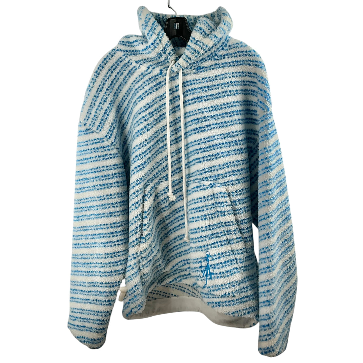 JW Anderson Striped Anchor Fleece Hoodie