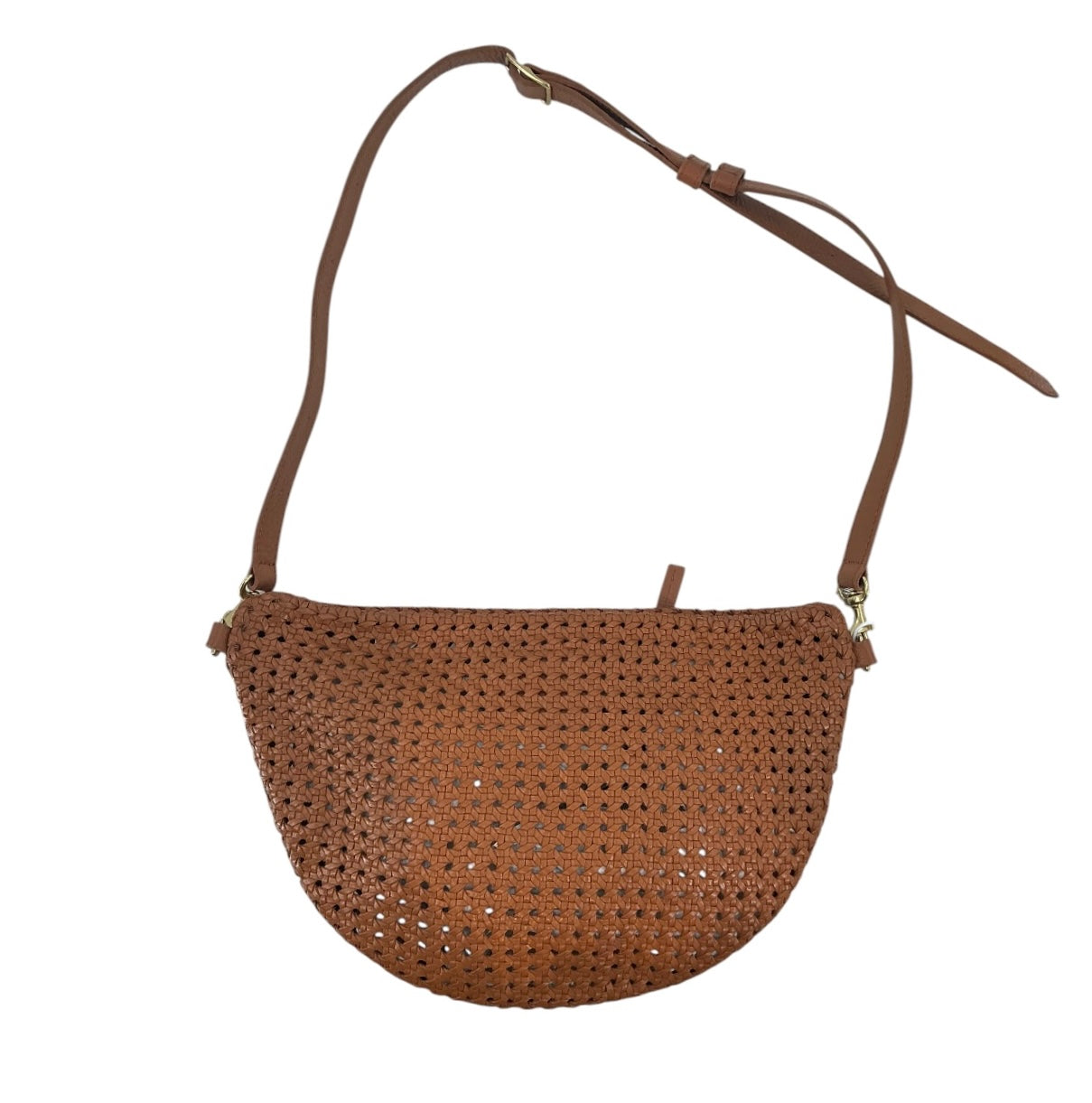 Clare V. Grande Fanny in Tan Rattan