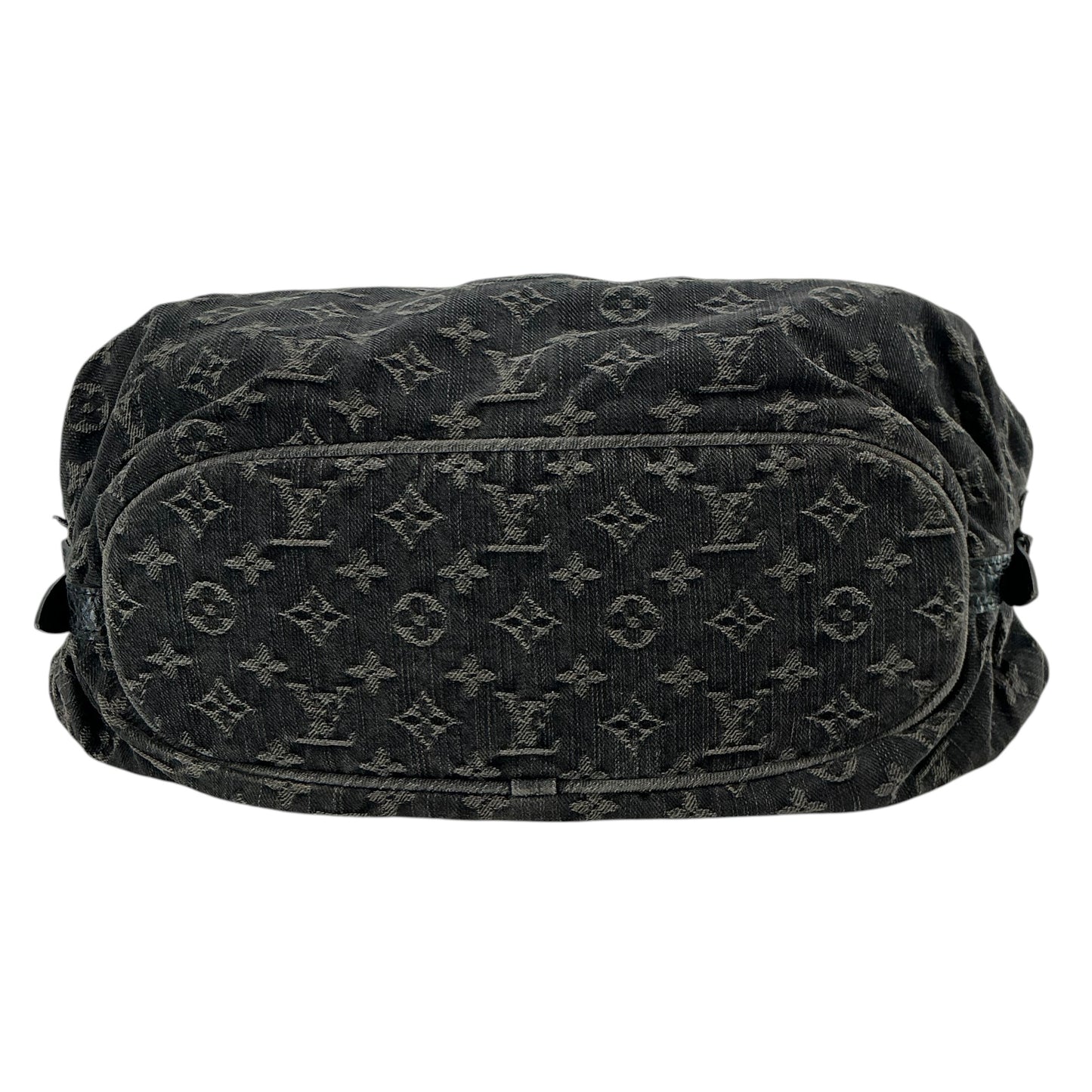 Louis Vuitton Noir Monogram Denim Shoulder Bag