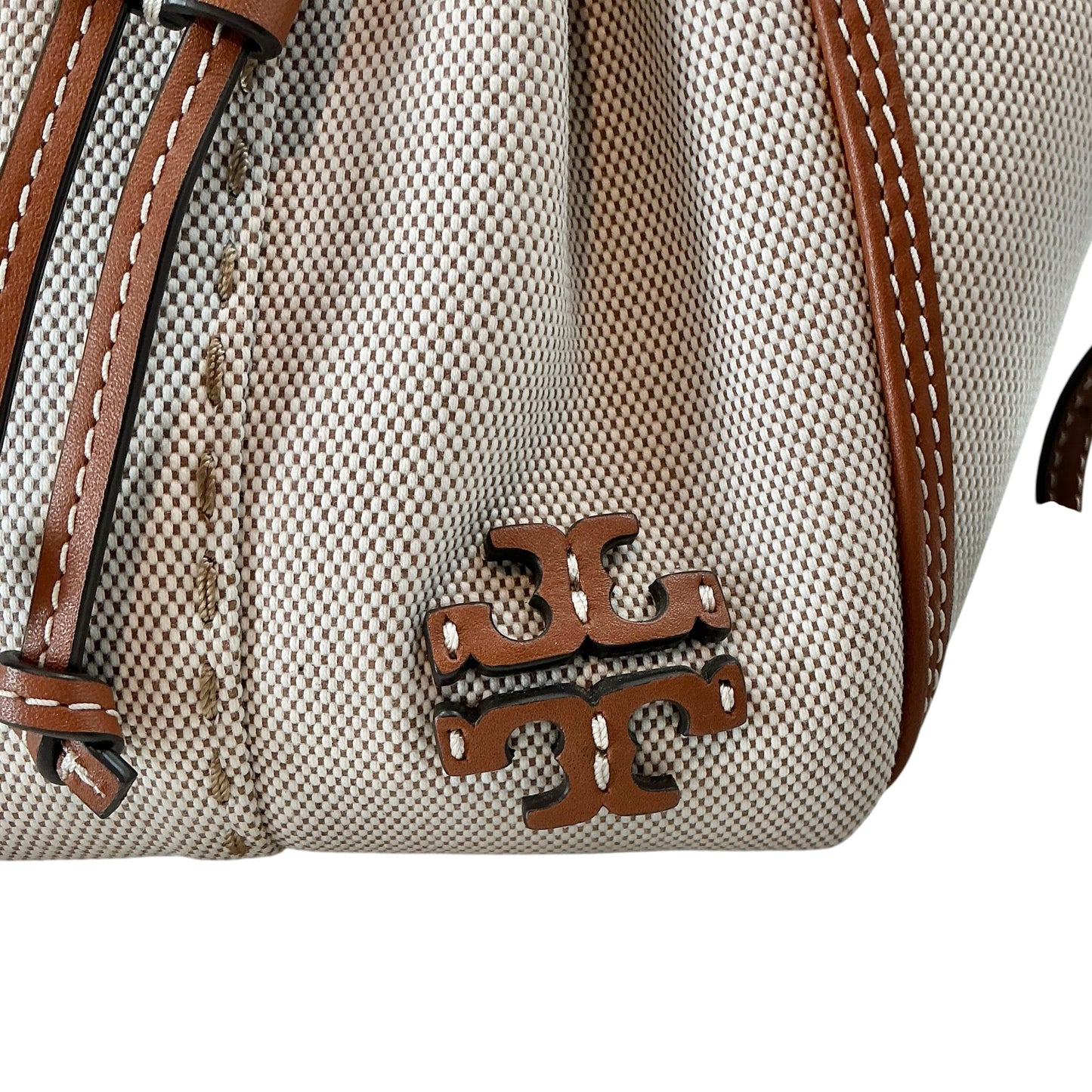 Tory Burch McGraw Mini Canvas Drawstring Satchel