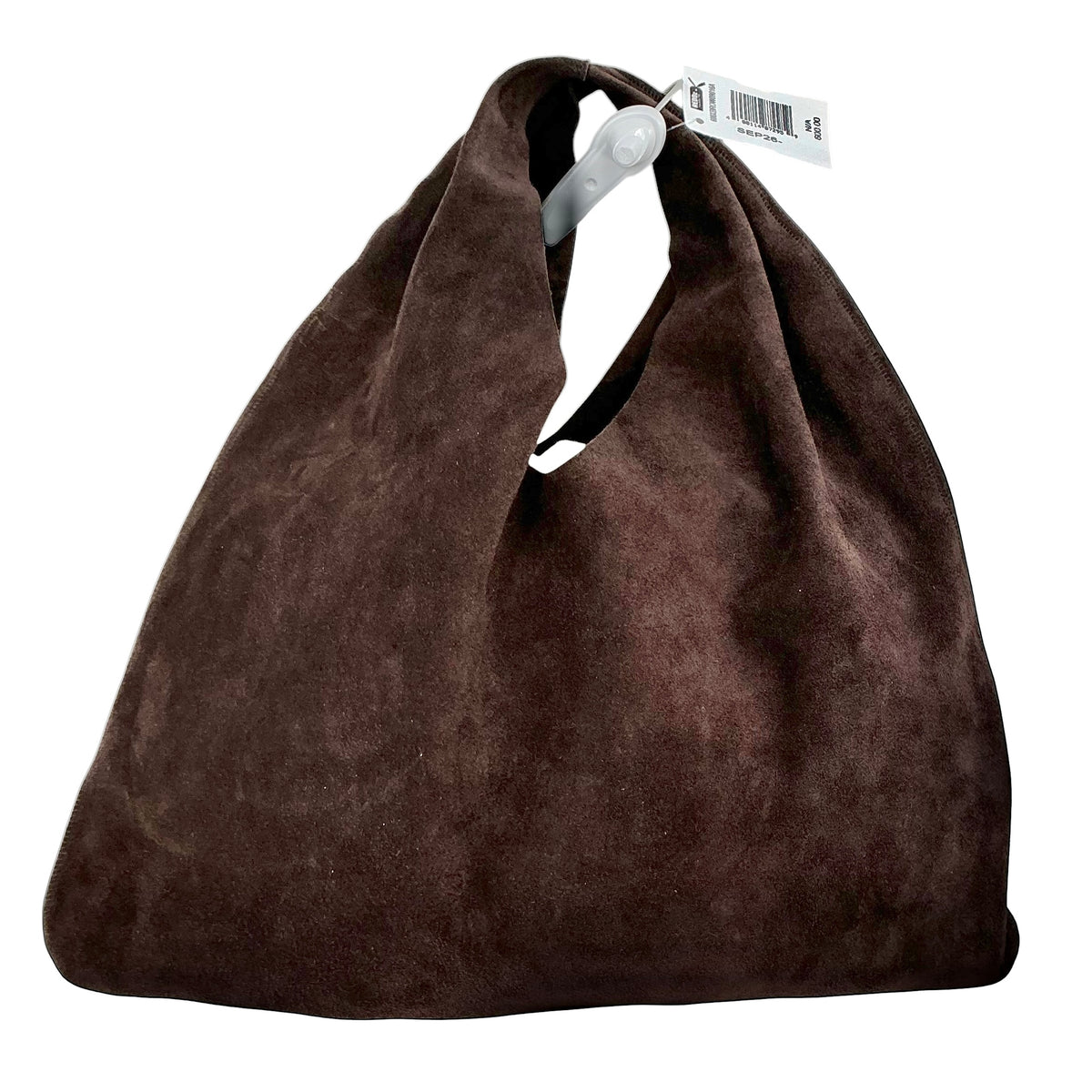 THE ROW Small Bindle Suede Hobo Bag – Espresso / Dark Chocolate Brown