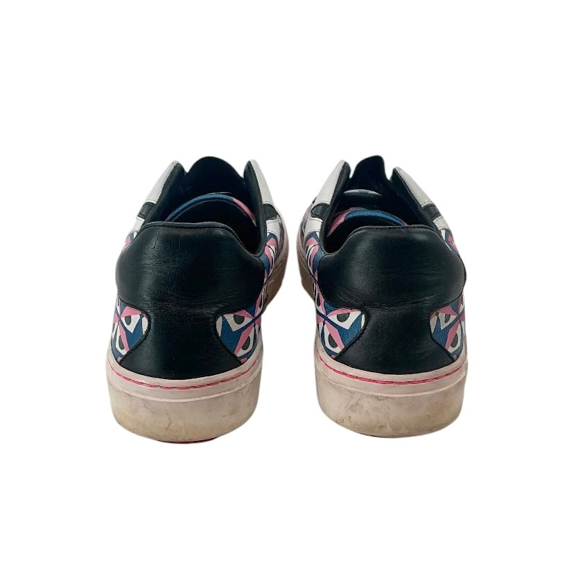 Fendi Bag Bugs Graphic Leather Slip-On Sneakers