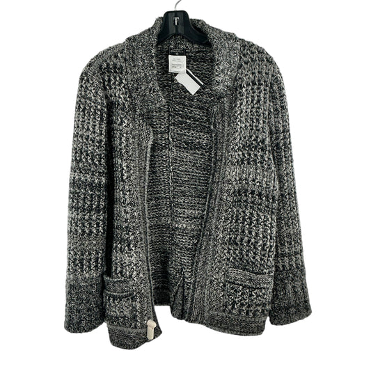Chanel Black & White Marled Textured Knit Cardigan Sweater Jacket