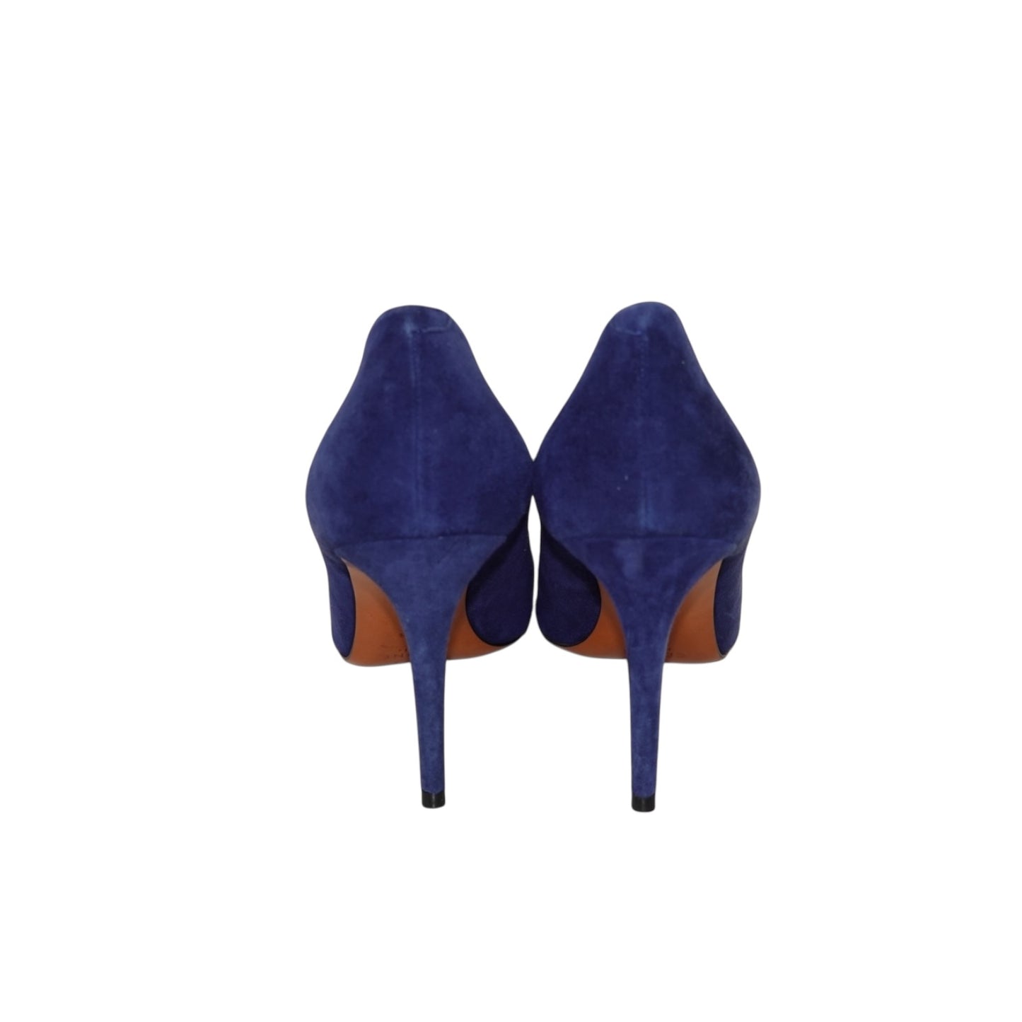 Celine Navy Suede Heels