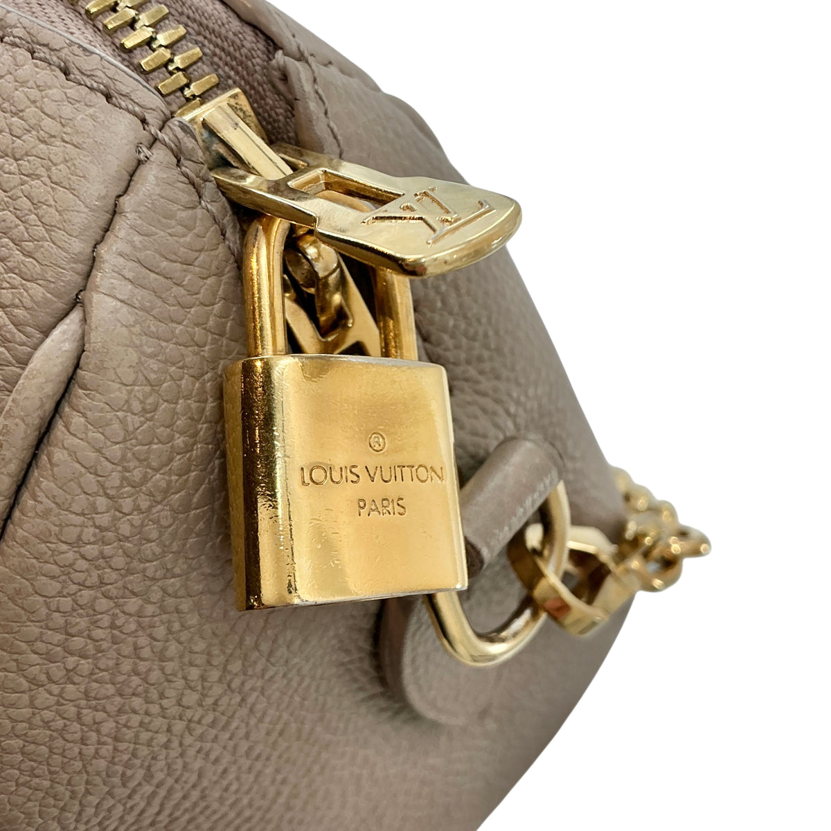 Louis Vuitton Bicolor Monogram Empreinte Speedy Bandoulière 20 – Tourterelle / Crème