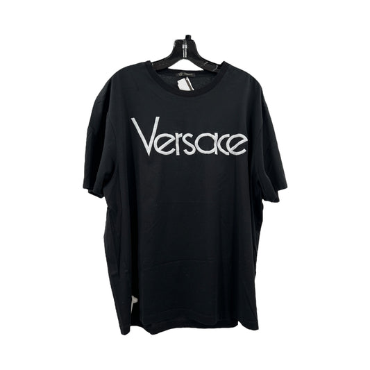 Versace Men's Black Cotton T-shirt