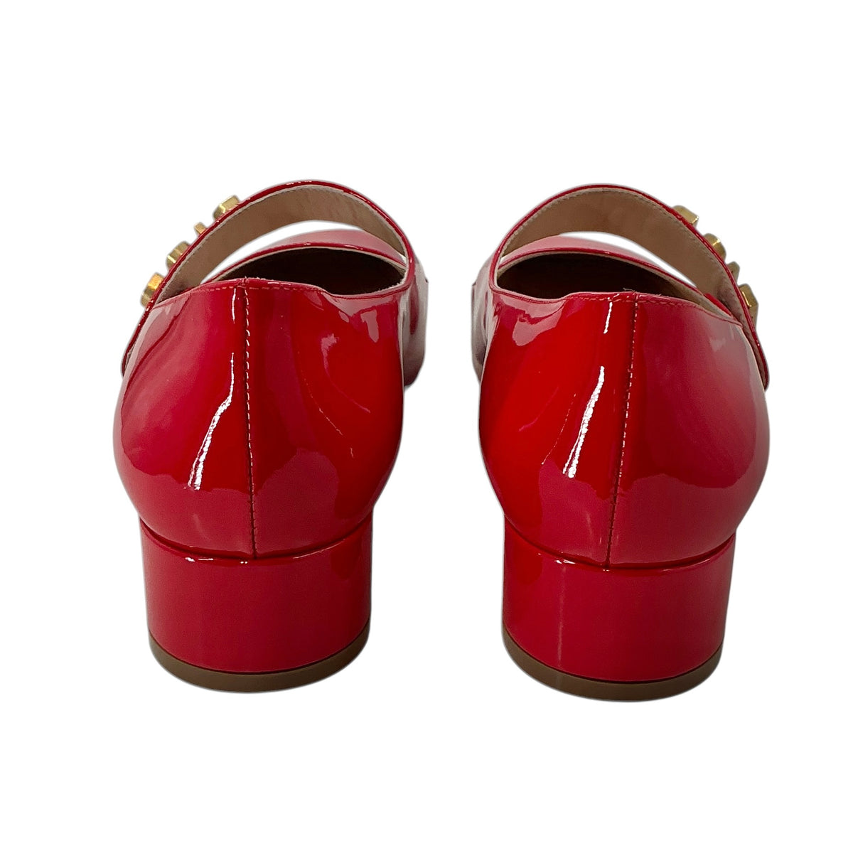 Christian Dior Runway Baby-D Red Patent Leather Mary Jane Pumps