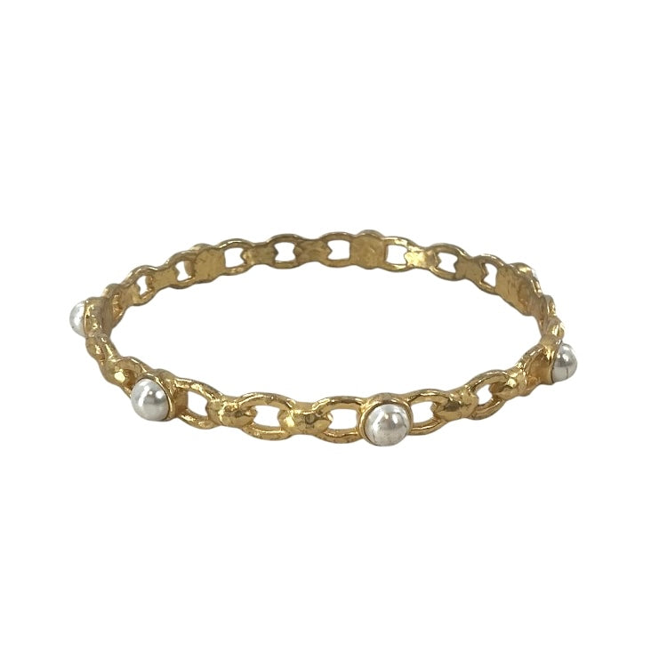 Julie Vos Palermo Pearl Bangle