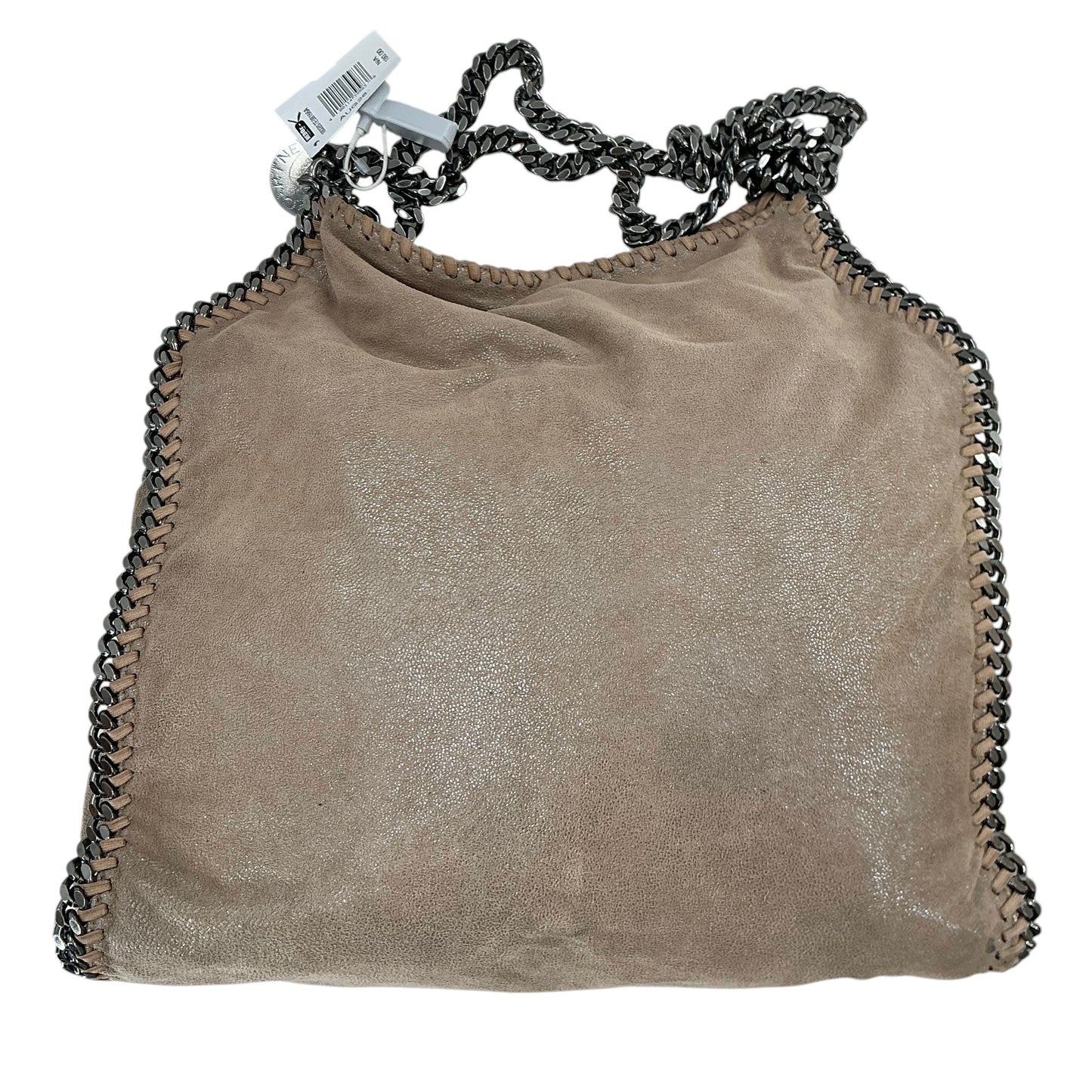 Stella McCartney Falabella Fold-Over Tote Bag – Taupe Shaggy Deer