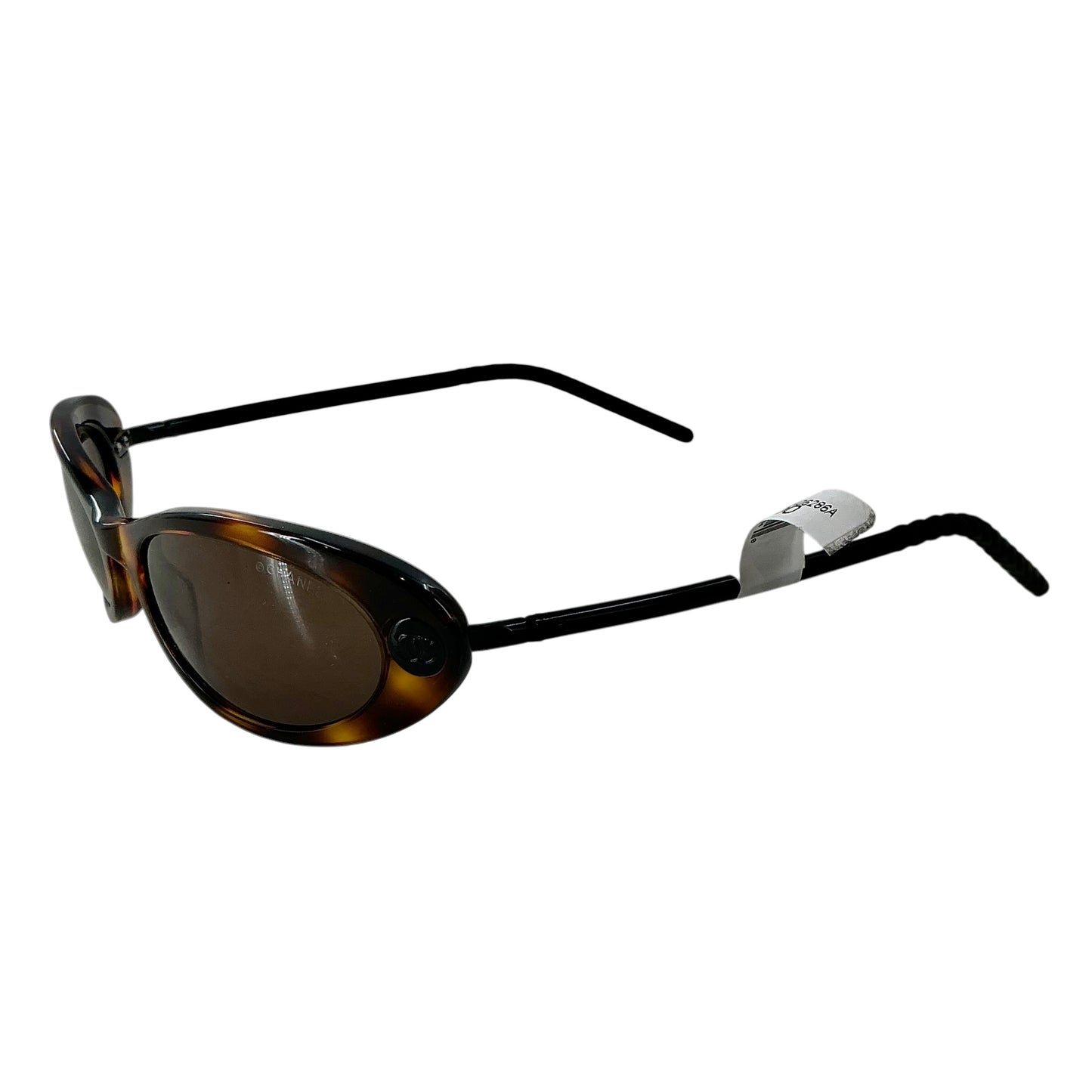 Chanel Tortoiseshell Oval Cat-Eye Sunglasses