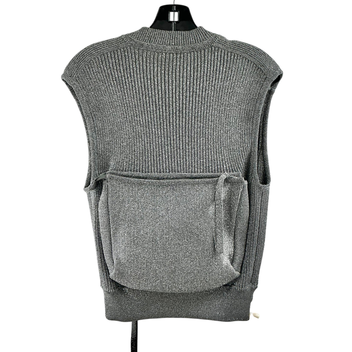 Louis Vuitton Grey Ribbed Knit Utility Vest (Unisex)