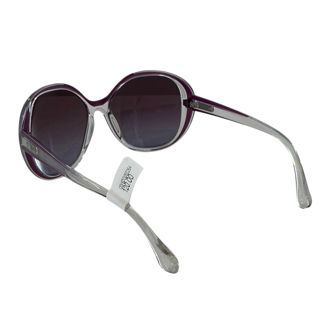 D&G Dolce & Gabbana DD8090 Oversized Purple & Clear Sunglasses