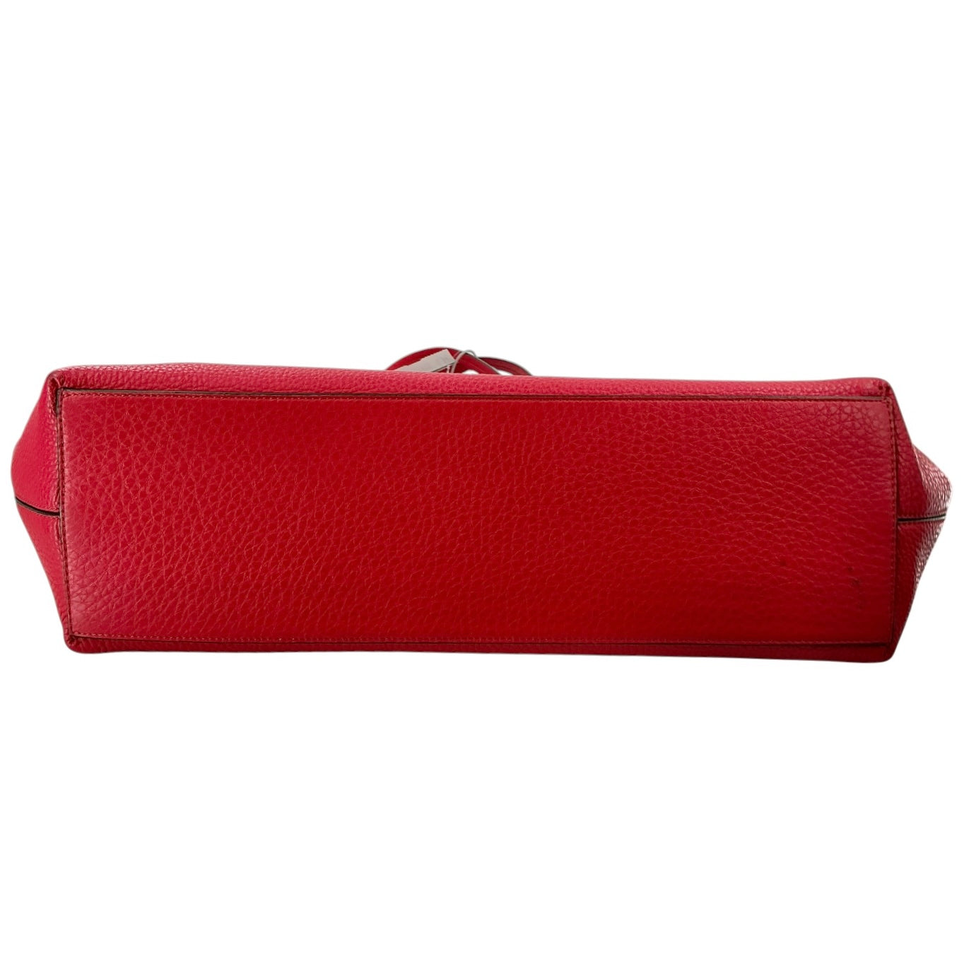 Valentino Garavani Rockstud Tote in Red Grainy Calfskin Leather