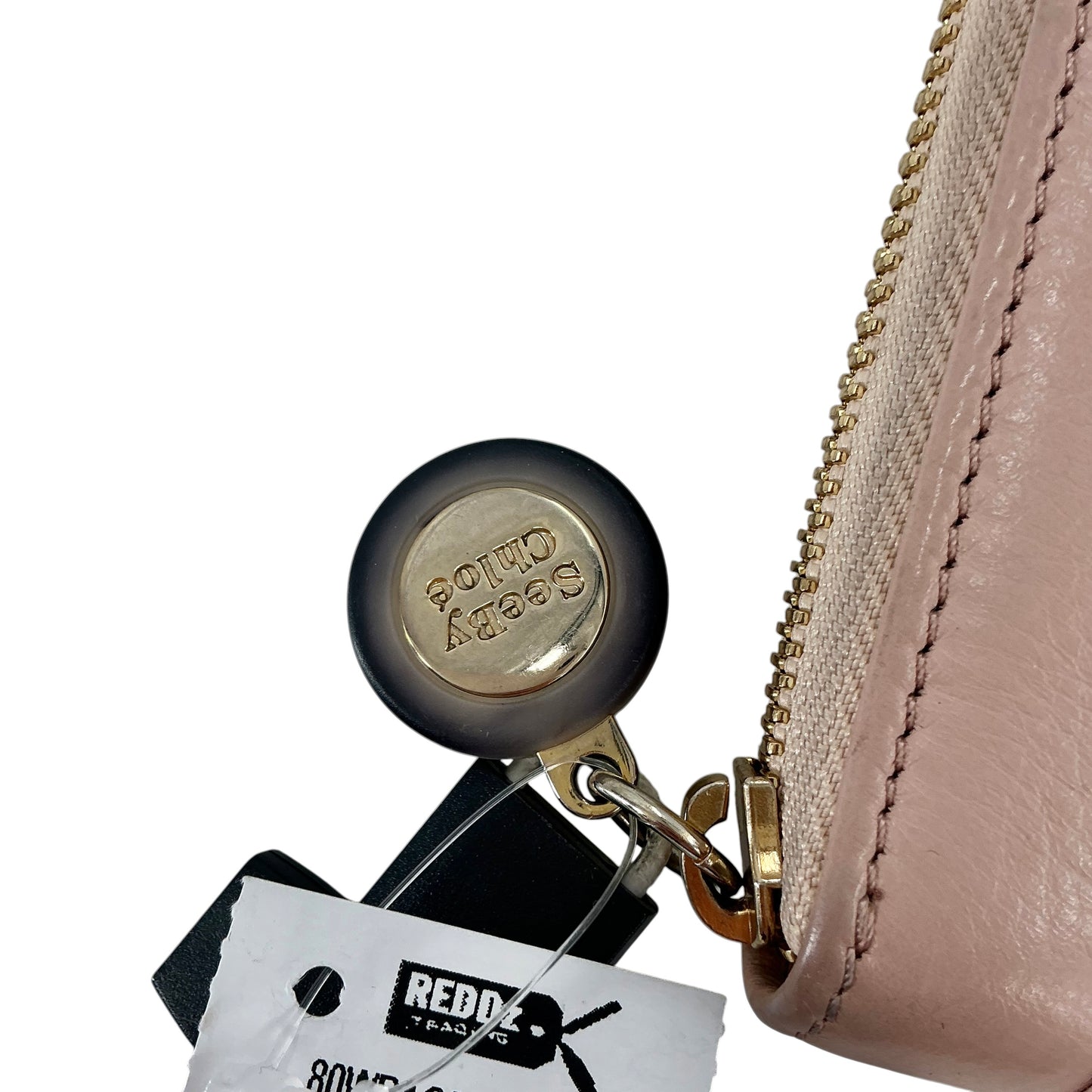 See by Chloé Grained Leather Zip-Around Continental Wallet