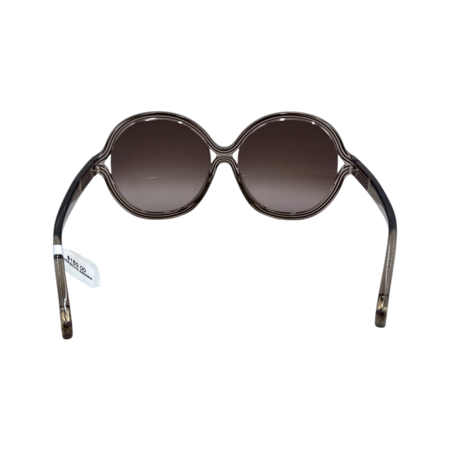 Chloé Oversized Wavy Round Sunglasses
