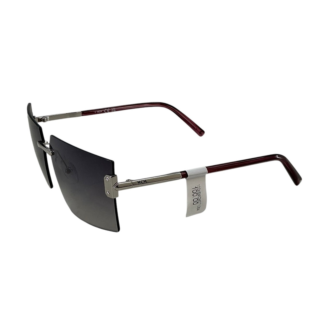 MCM MW0028-H Rimless Rectangle Gradient Sunglasses