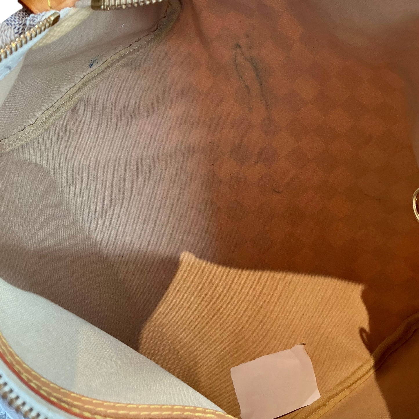 Louis Vuitton Speedy 30 Damier Azur Canvas Top Handle Bag