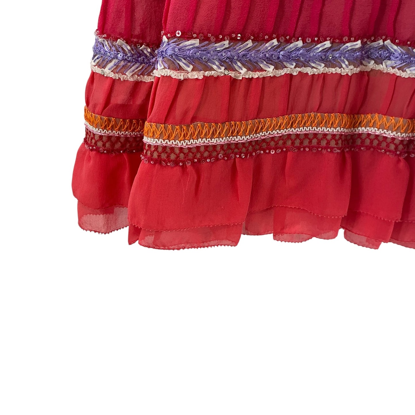Carolina Herrera Boho-Chic Embroidered Midi Dress