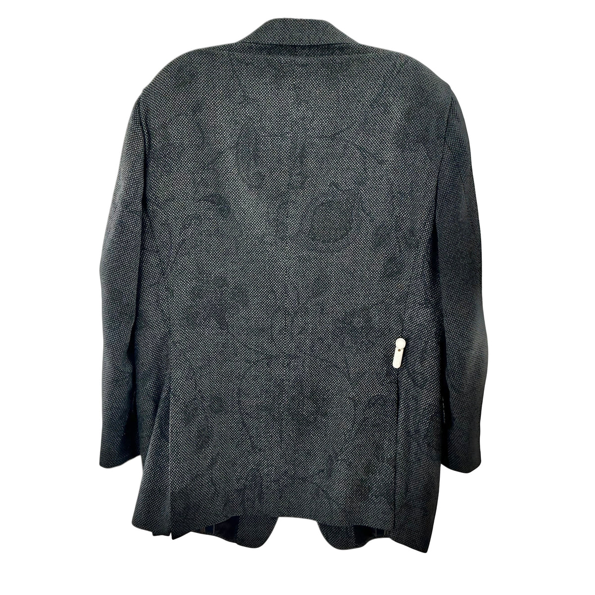 ETRO Two-Button Blazer Sport Coat Gray Textured Weave