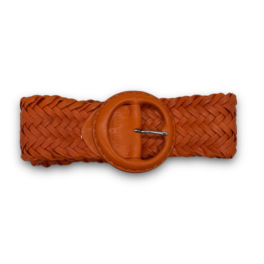 Ralph Lauren Orange Collection Woven Leather Belt