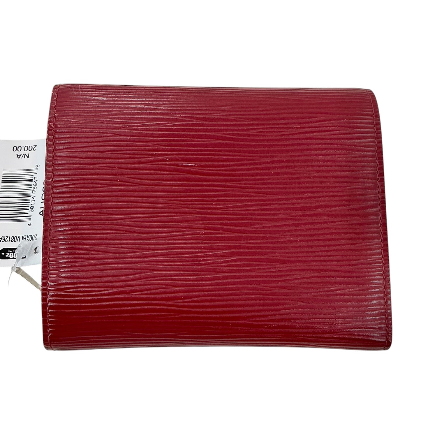 Louis Vuitton Rubis Red Epi Leather Joey Wallet