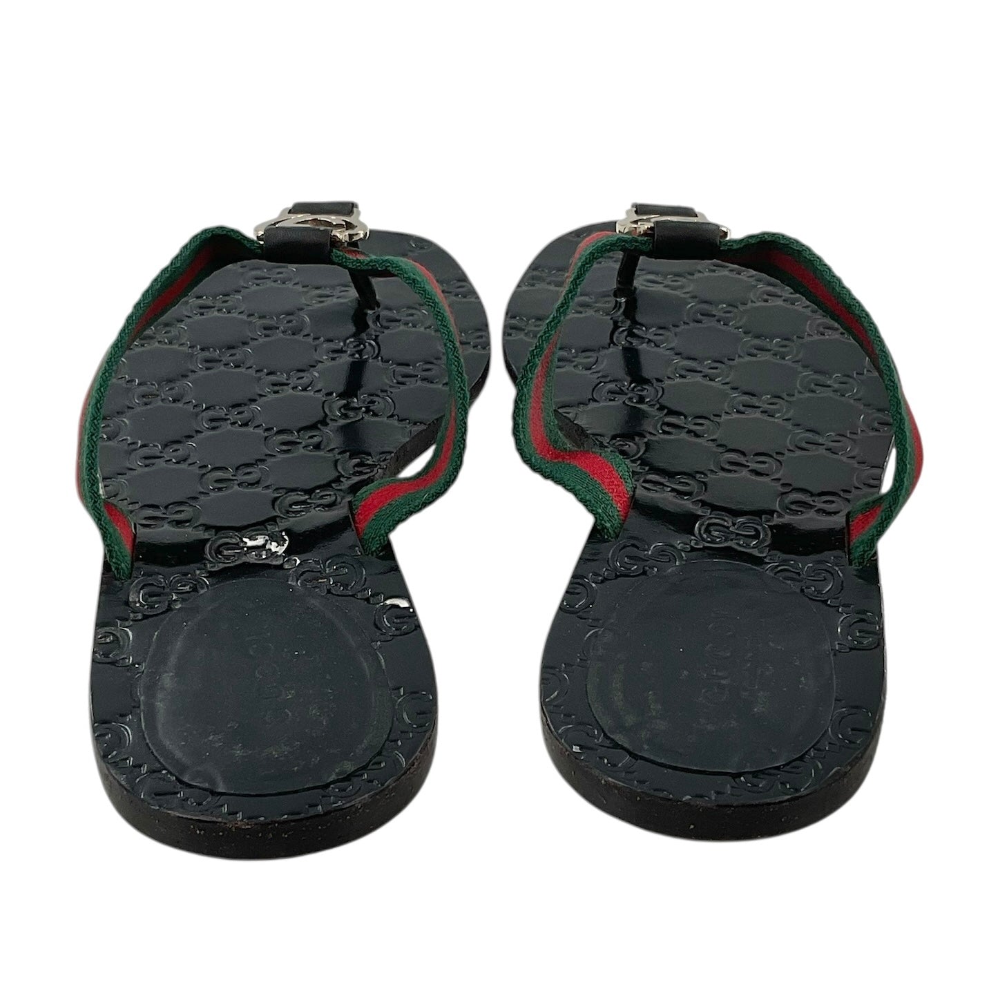 Gucci Kika GG Web Thong Sandals