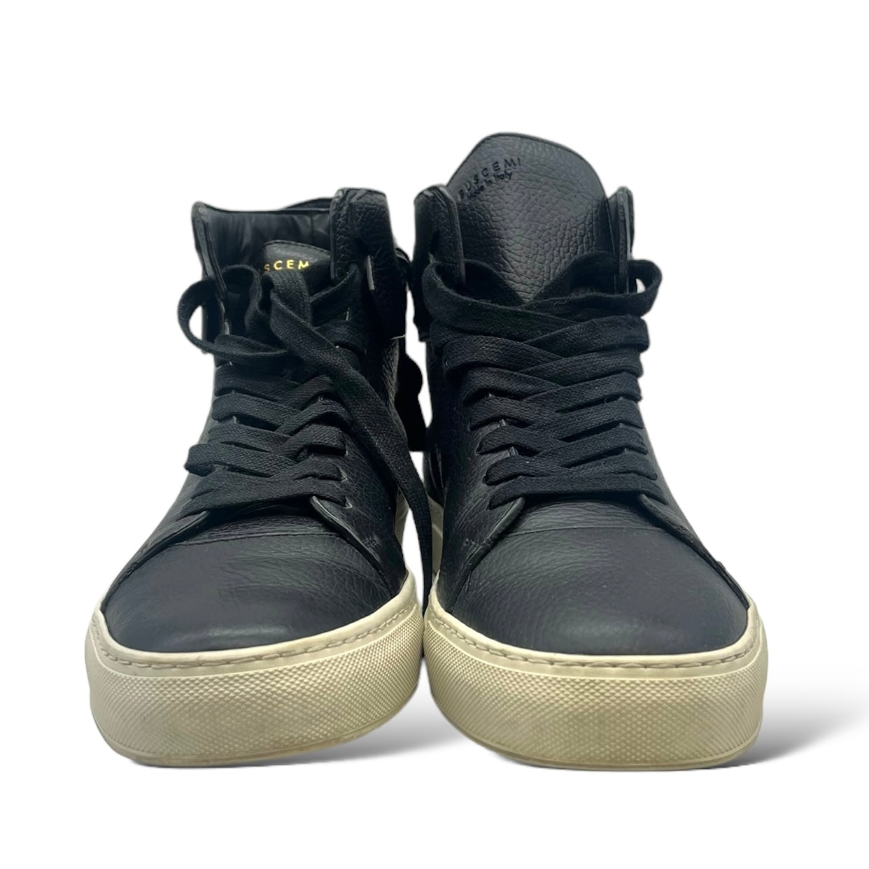 Buscemi 125mm Leather High Top Sneakers