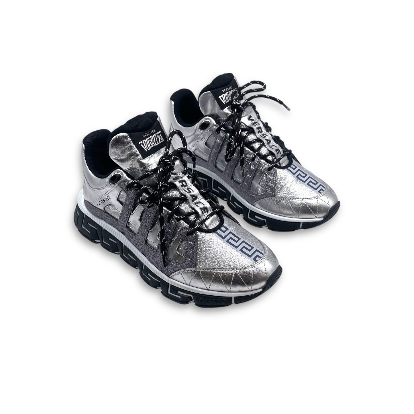 Versace Trigreca Silver Snkr Men