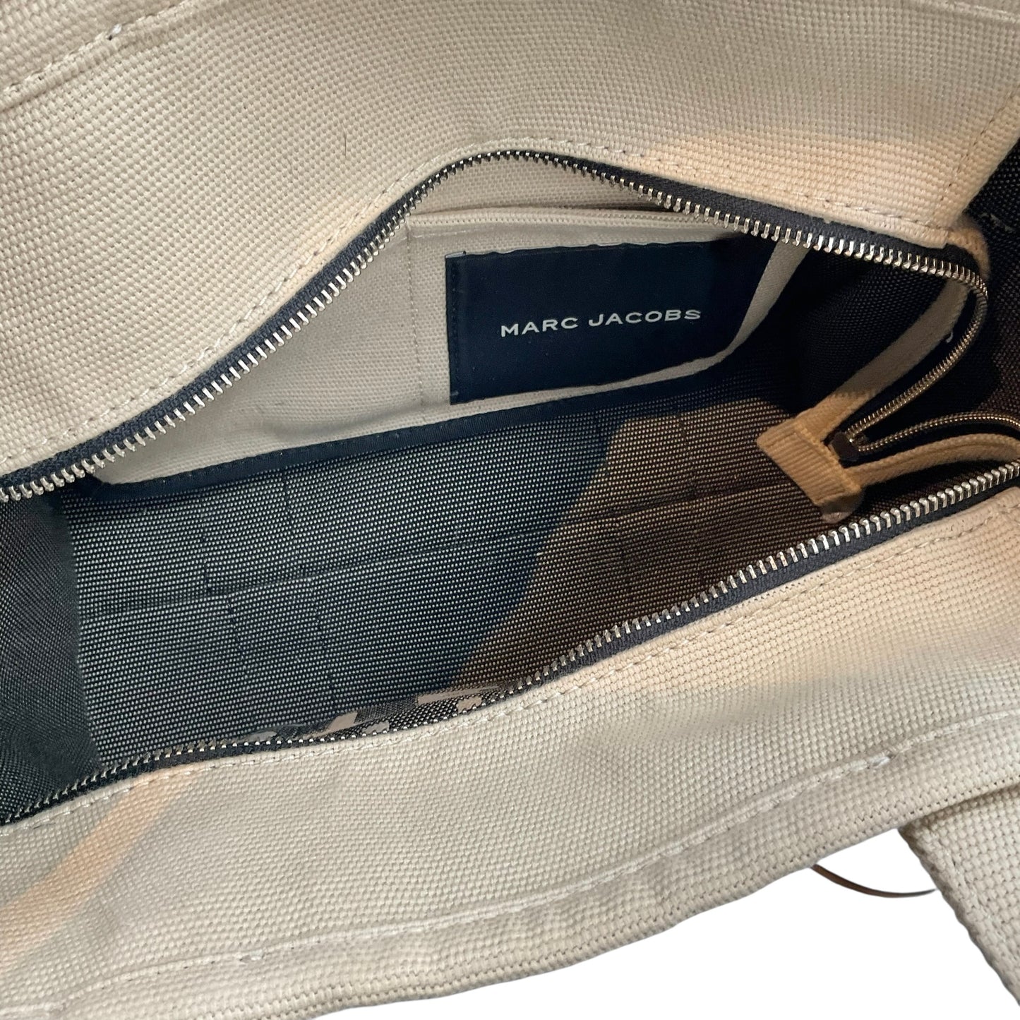 Marc Jacobs The Jacquard Small Tote Bag – Warm Sand / Beige