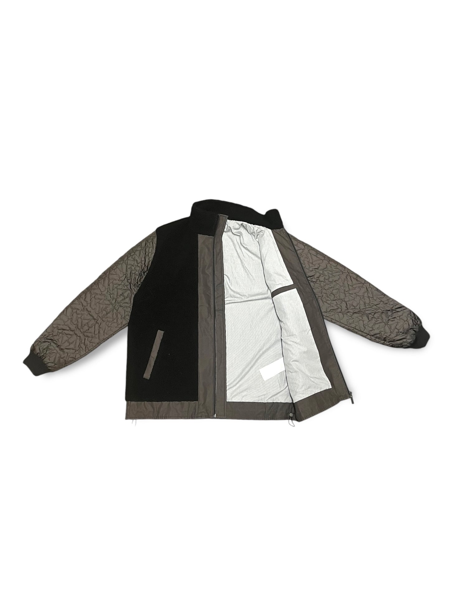 Alexander McQueen Men’s Fleece Bomber Jacket