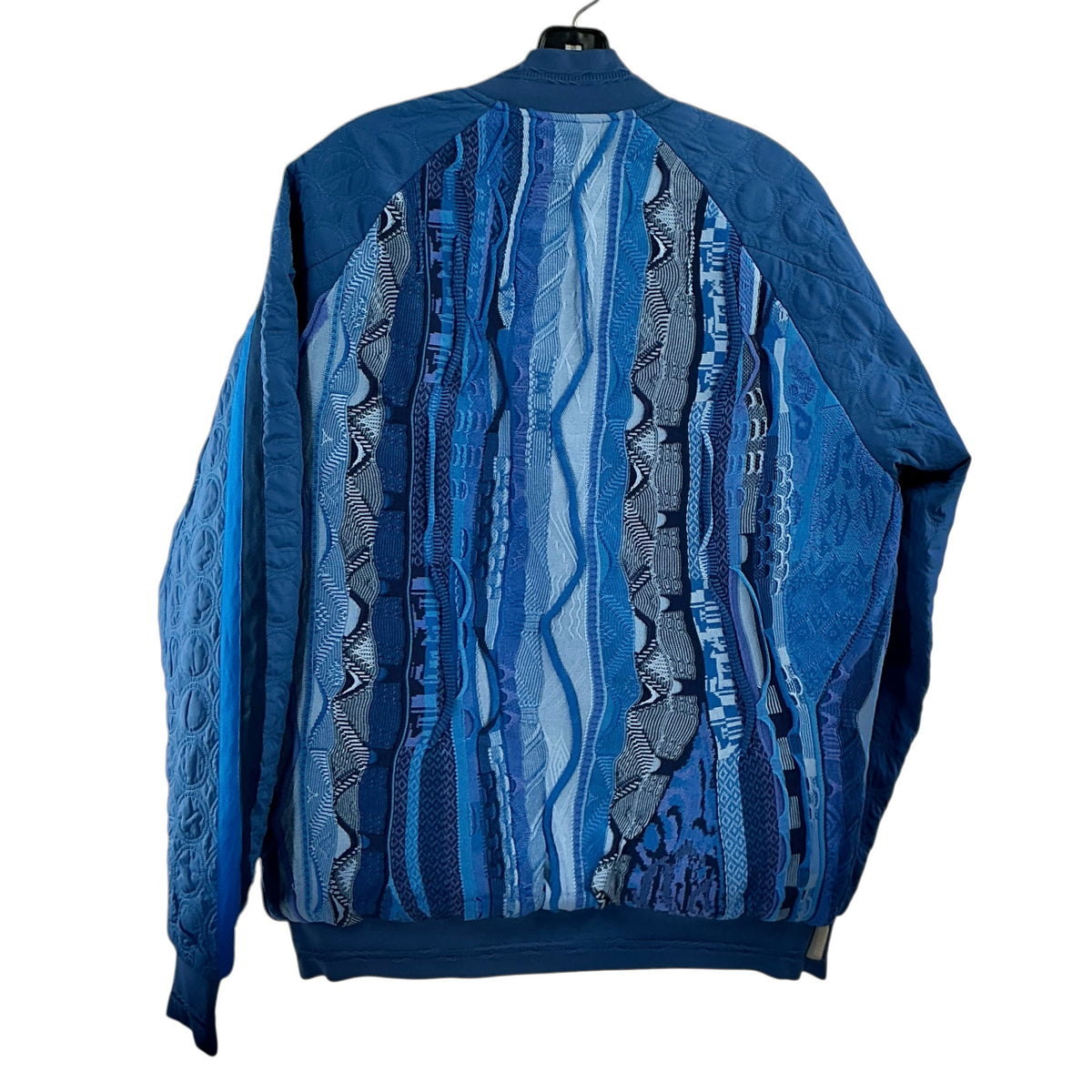 COOGI Australia Sweater Patched Bomber Jacket