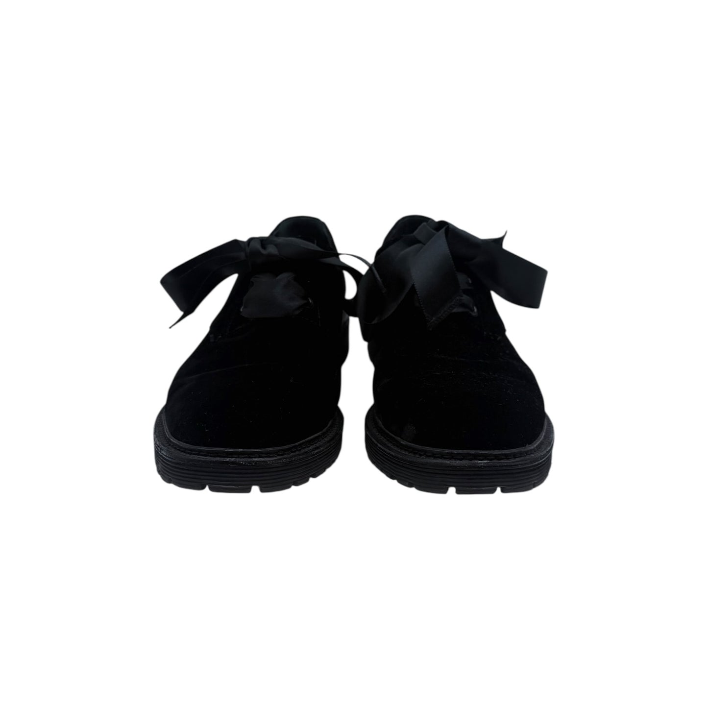 Saint Laurent Army Lace-up Velvet Shoes