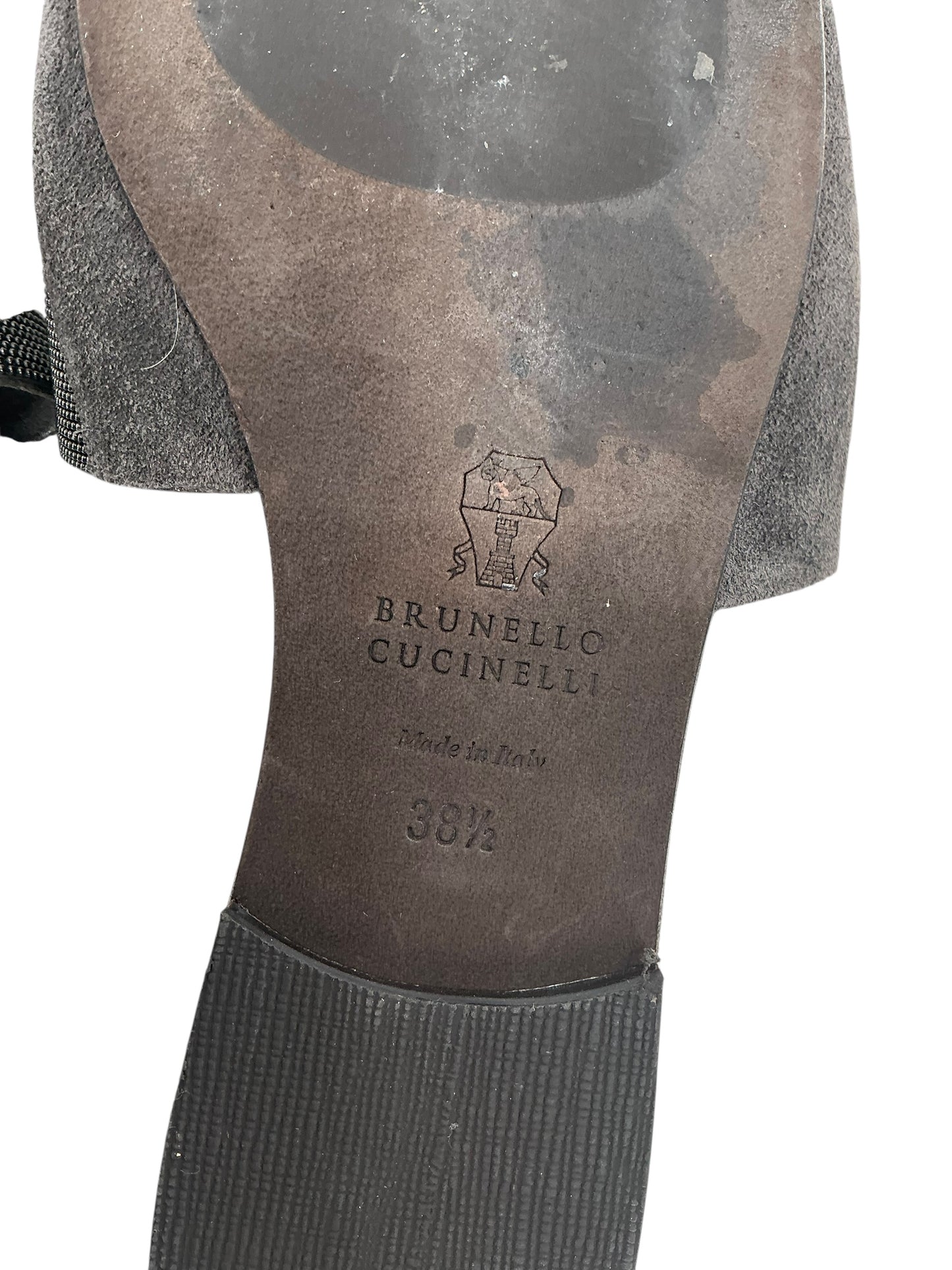 Brunello Cucinelli Monili Beaded Slippers