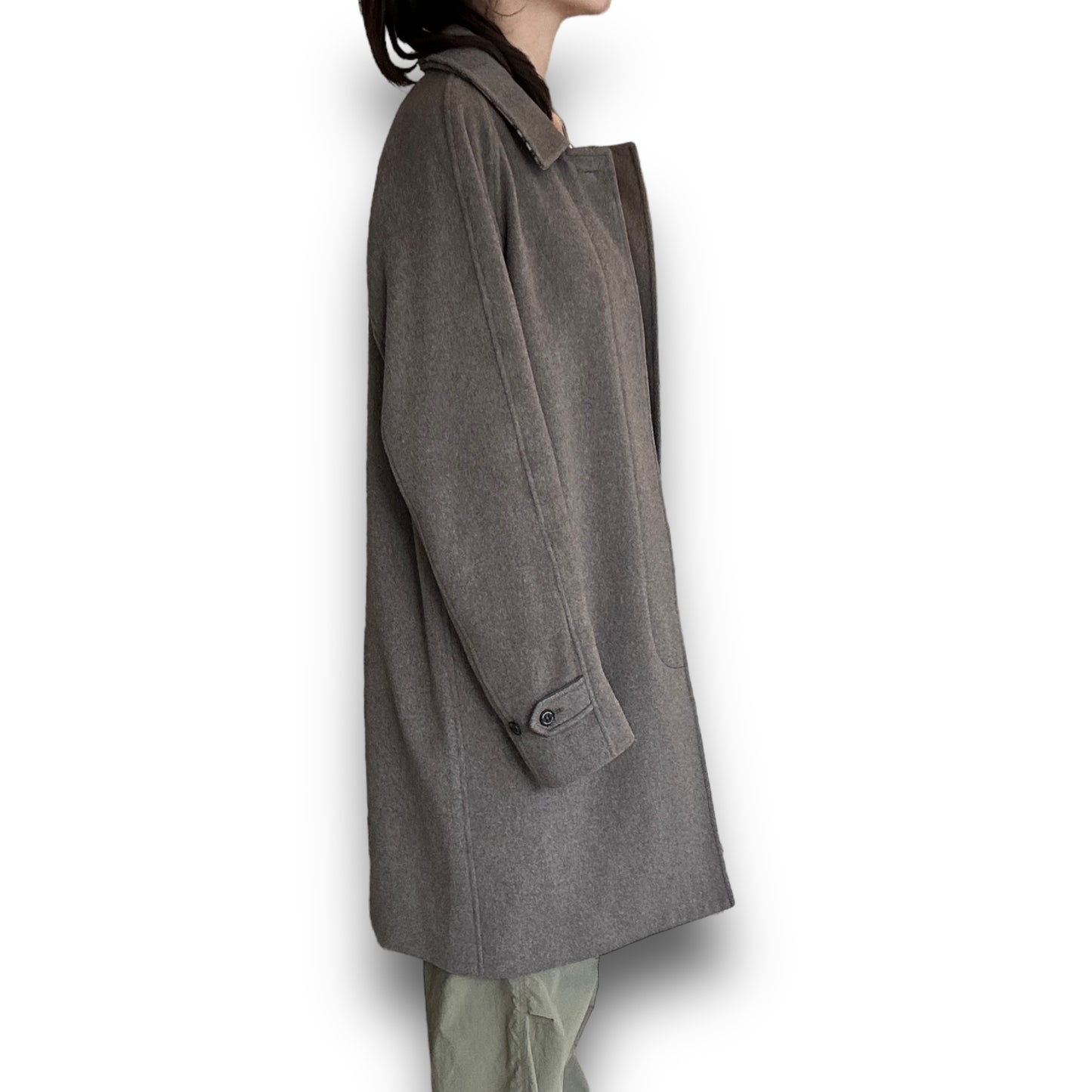 Burberry Cashmere Trench Coat in Taupe